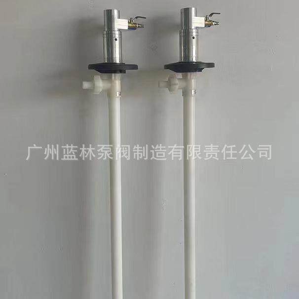 卫生级1插桶泵HD-A1+SS36-12m00m抽MUO不锈钢气动液泵