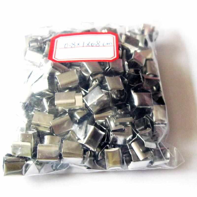 织带绳夹扣，辅料配件8MM不锈钢马仔扣，卡扣绳夹，规格齐全