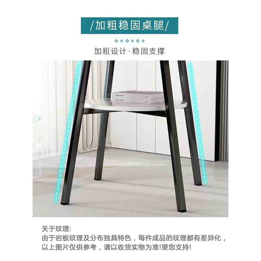 售楼处接待洽谈桌子简约小餐桌收纳商务圆桌谈判桌阳台桌会客桌椅