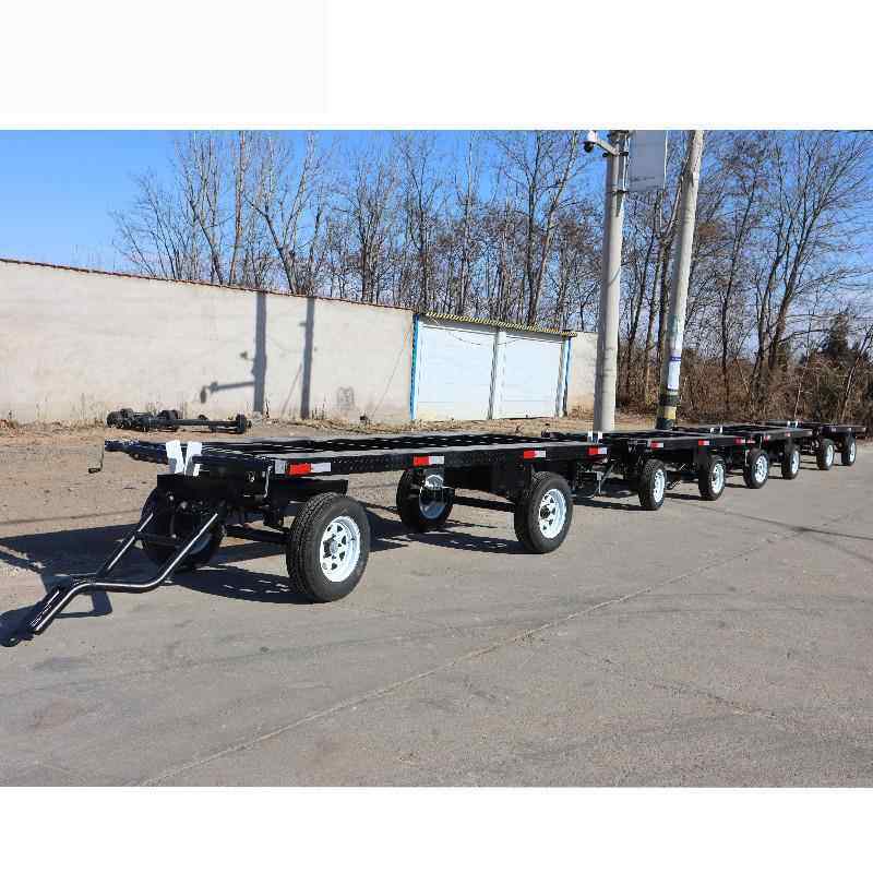 1-2吨骨架拖车发电机组拖车框架底盘车静音箱拖车机组转运车
