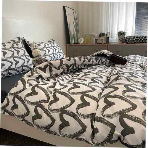 4 pcs bed sheets set beddings cotton flat sheet pillowcases
