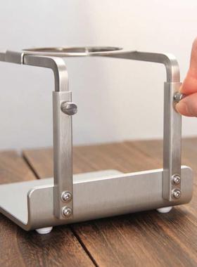 不锈钢304 orea1手冲咖啡可调节支架 银色四脚防滑手冲咖啡支架