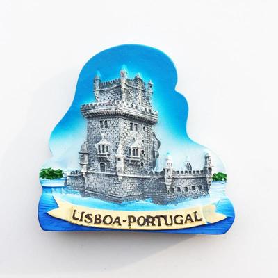 世界文化遗产葡萄牙里斯本贝伦塔古城堡旅游纪念工艺品磁铁冰箱贴