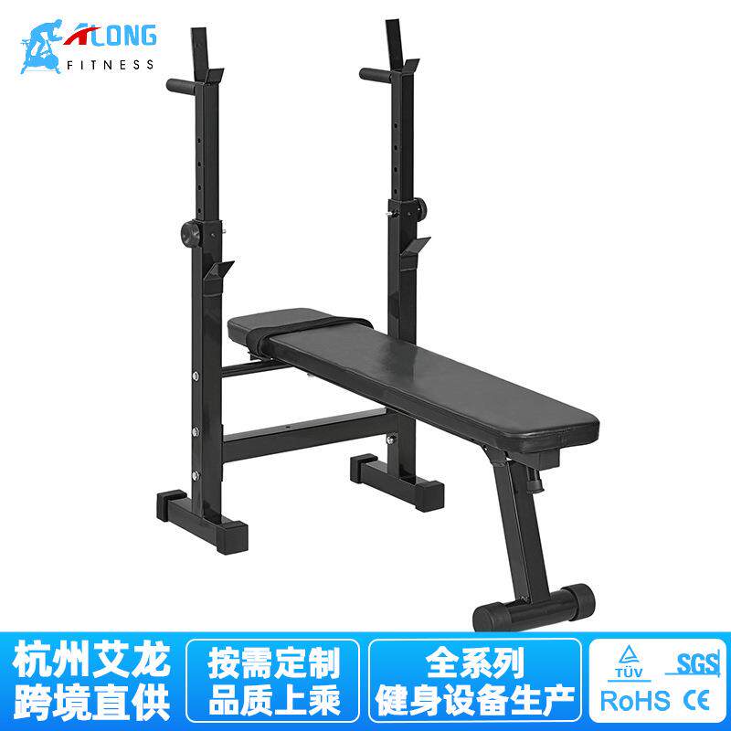 杠铃卧推架家用小型健身器材多功能一体哑铃凳椅套装举重床跨境