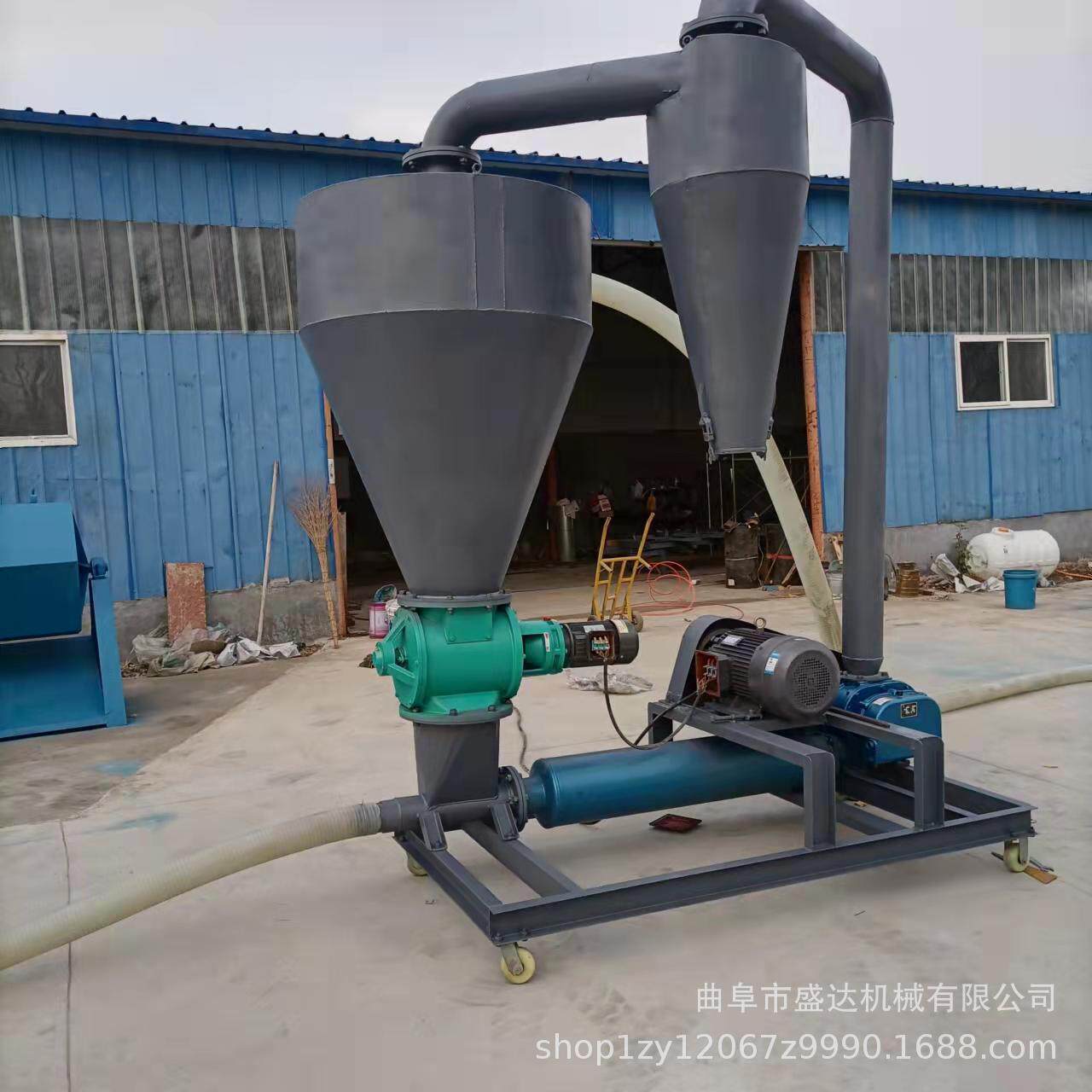 水泥灰气力输送机电厂粉煤灰清灰机粮站转运颗粒负压吸粮机