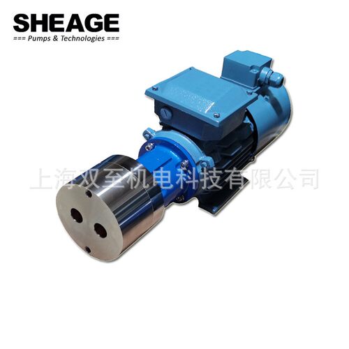 双至微小型蜡业磁力齿轮泵哈氏合金胶水齿轮计量泵SC402-CM