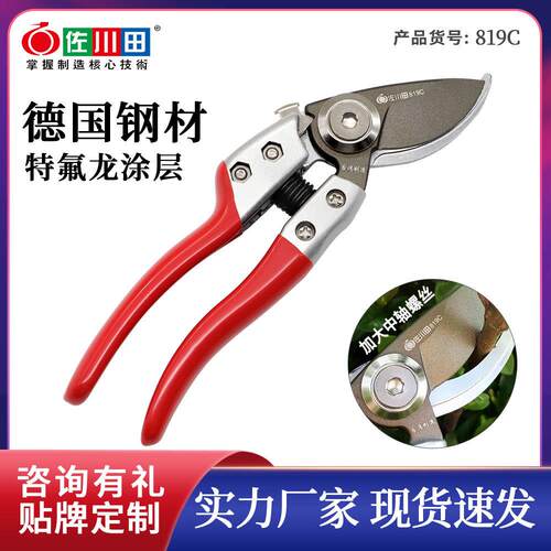 台湾佐川田819C新款果树修枝剪修树枝剪刀剪枝剪刀 园艺 工具