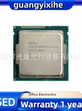 lntel至强 E3-1231V3 SR1R5 3.40GHZ LGA1150 80W 四核