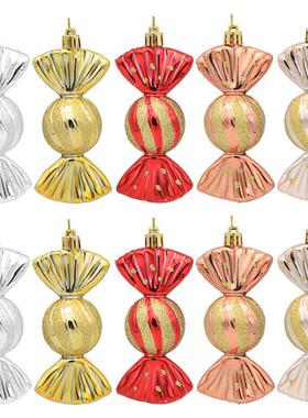 Christmas tree pendant colorful candy props 5 pieces/box