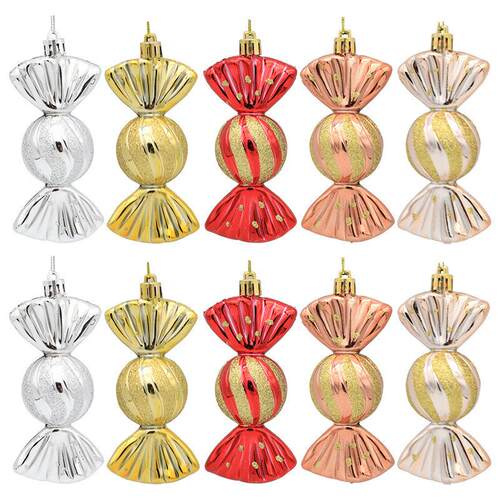 Christmas tree pendant colorful candy props 5 pieces/box