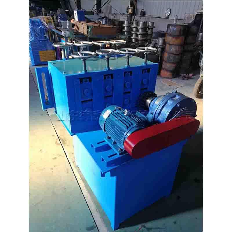 小型圆形管扁管机 家具座椅桌腿压方机 金属管材打方设备现货