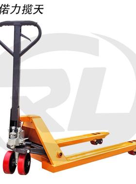 搬偌力手动叉车大承重2吨运车2IBZ吨3吨手叉动地牛车5手动吨搬运