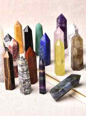 30 Color Natural Stones Crystal Point Wand Amethyst Rose Qua