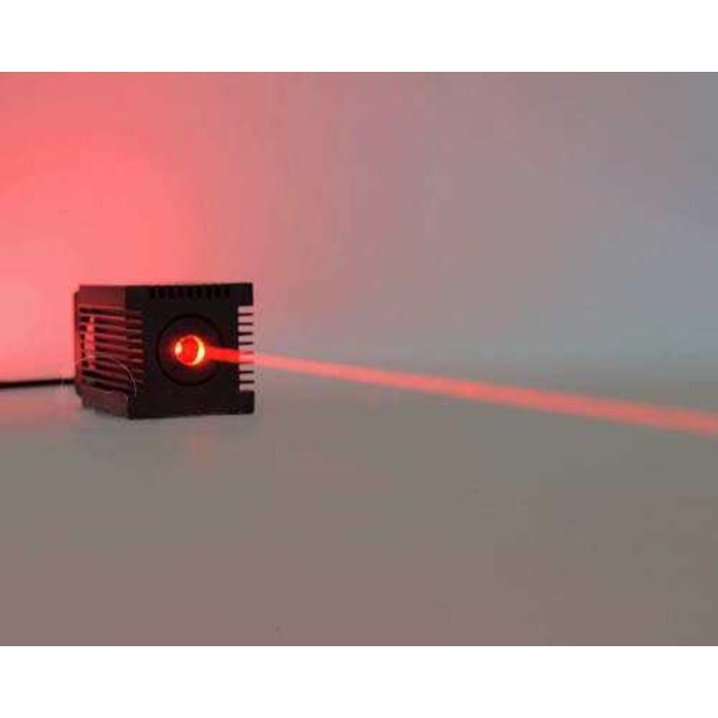 长时间工业用可可红光660nm激光器调焦12v200mw工作  激光模组