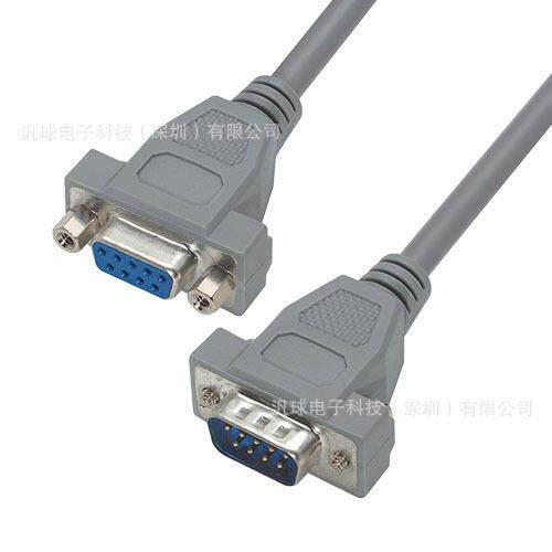L-COM CSM9MF-1 1尺英/0.3米经济D-Su线缆DB9公头头/DbB9母 现货8
