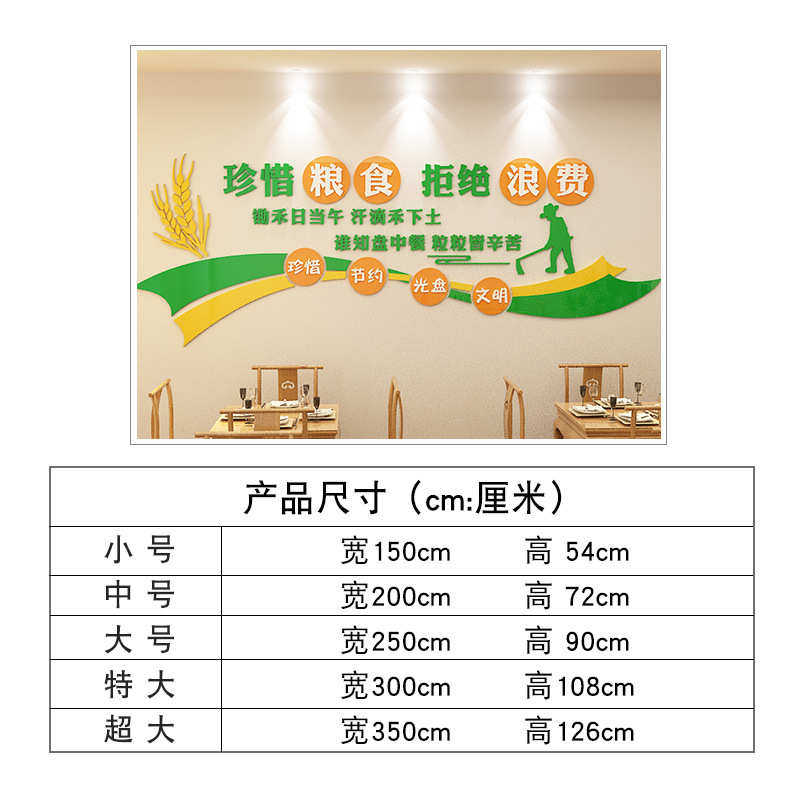 学校食堂装饰墙贴公司企业班级教室背景墙壁布置酒店饭店装饰贴画