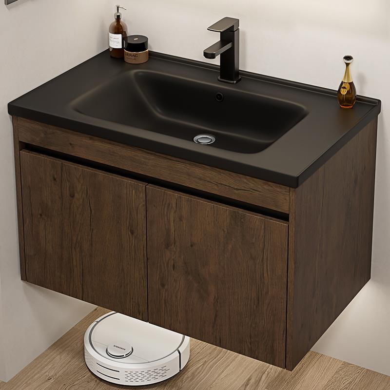 新款蜂窝铝洗手盆组合太空铝浴室柜卫生间陶瓷一体洗脸盆洗漱台池