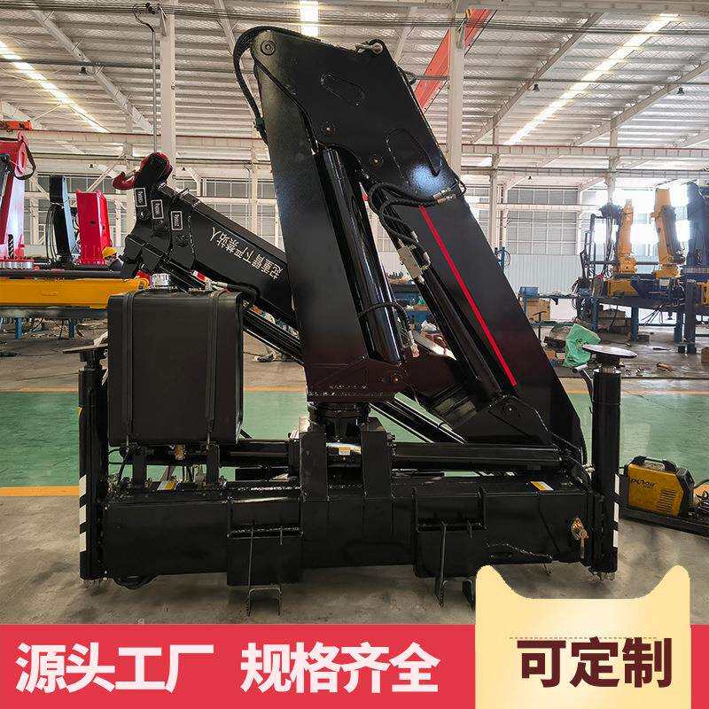 6.3吨折臂吊车载吊臂随车吊车载小型吊机货车伸缩式液压起重机厂