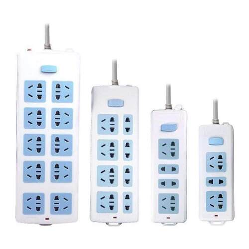 Power cord extension socket Plug wire board with towing Plat