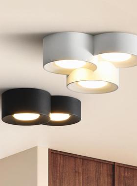 全光谱护眼斗胆S08283灯明走装筒灯双主头无灯客厅照明玄入户关廊