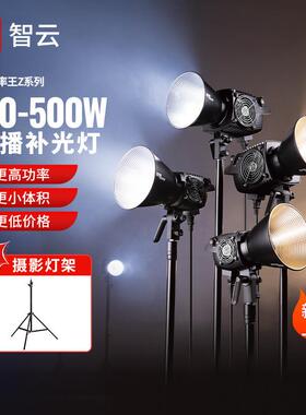 智云功率王Z系列Z1Z2Z3直播摄影补光灯500W专业人像拍摄影视灯