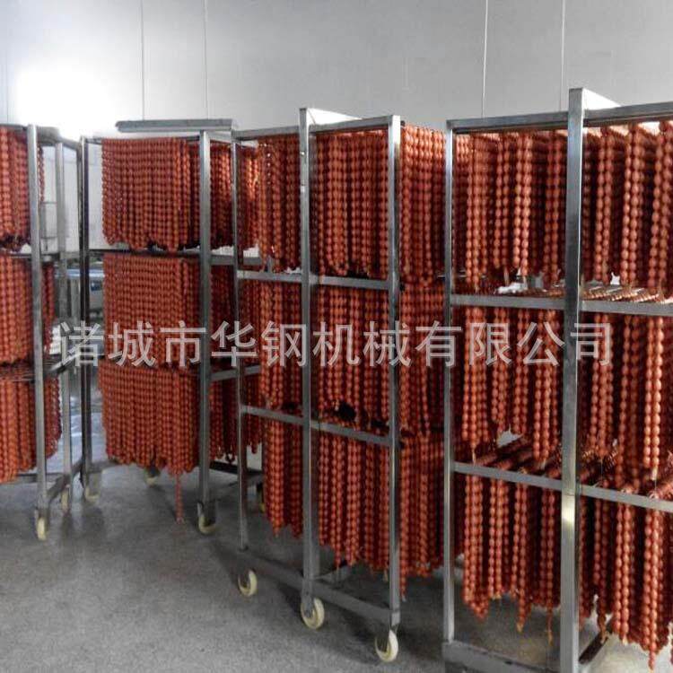 华刚河南香肠烟熏机 500通道式香肠烟熏炉 大型肉类烟熏设备
