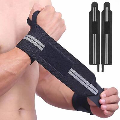 1 pair of bandage wrapped wristbands for professional use in