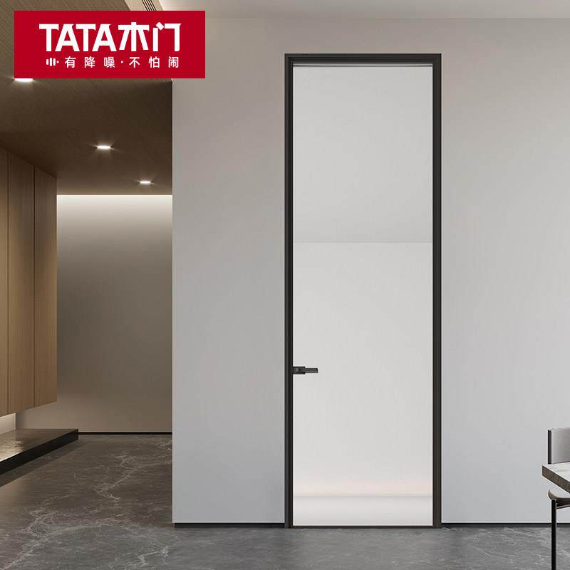 TATA木门LB105-P现代简约厨卫玻璃门 铝合金卫生间门套组定制