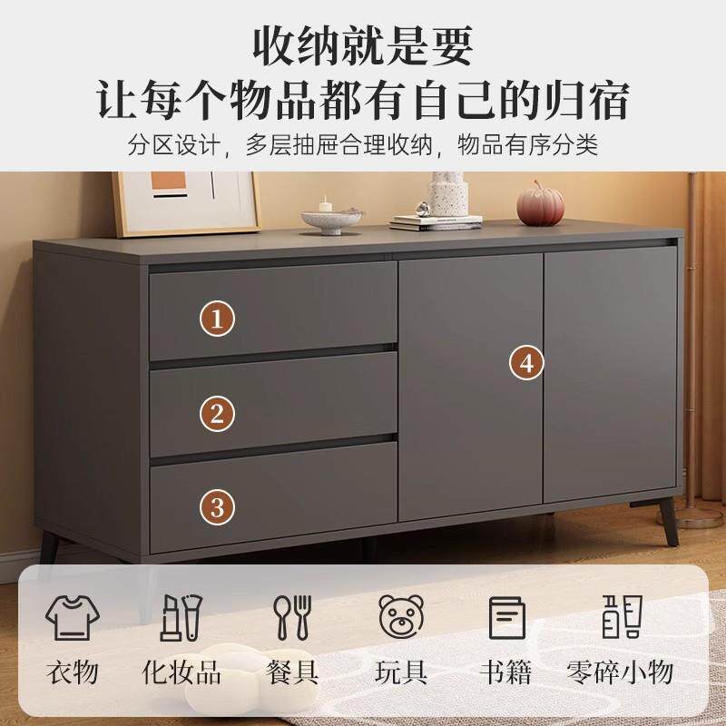 意式轻奢五斗柜卧室斗柜置物柜客厅靠墙储物柜床尾收纳柜抽屉柜子