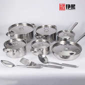 东南亚热销锅具套装 礼品厨房锅具多件套外贸15件套炊具锅pot