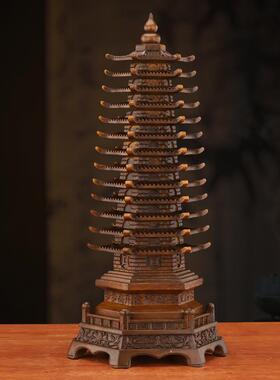 十三层文昌塔厅室摆件玄关客办桌公001桌面装饰书书房摆设工艺品