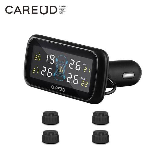 CAREUD凯佑胎压监测器 U903彩屏外置迷你 高精度无线 线感测 TPMS