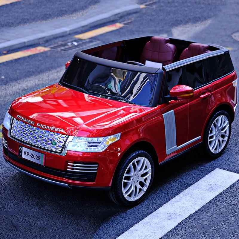 高档车儿童电动汽人四轮玩具可坐大人宝宝遥控男女童小孩双座充电