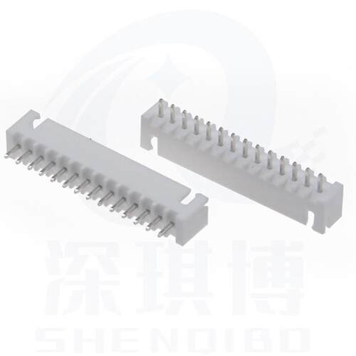 优质XH2.54mm间距直针插座2/3/4/5/6/7/8AP立式铜白色连接器座子