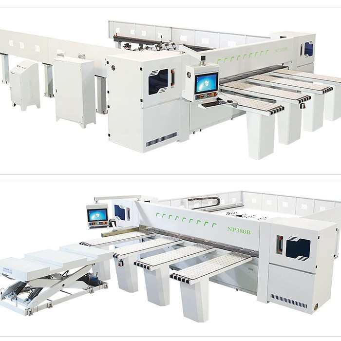 ks838电子开料锯 全自动精密推台锯木工机械电脑数控裁板锯