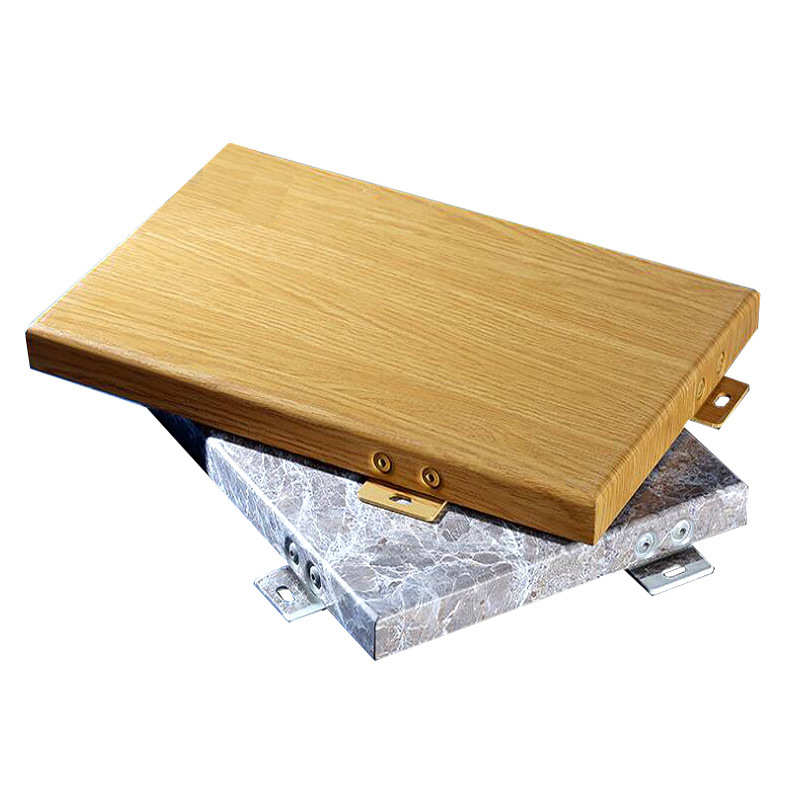 外墙氟碳仿石纹木纹铝单板幕墙耐用防腐蚀铝单板造型单曲门头铝板