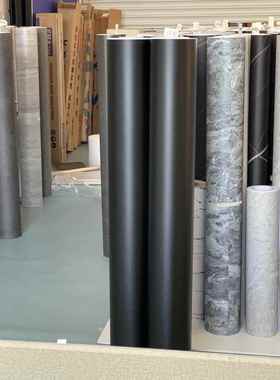 黑色09049拉丝装贴粘纸膜自墙壁纸展柜饰翻新贴纸波音软片