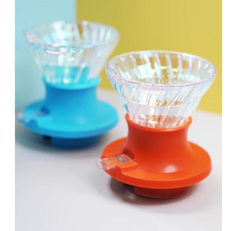 HARIO宝宝聪明杯v60玻璃手冲咖啡滤杯家用咖啡器具滴滤杯套装