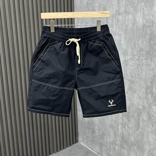 代购夏季新款短裤男速干韩版潮流沙滩裤修身休闲中裤工装五分裤