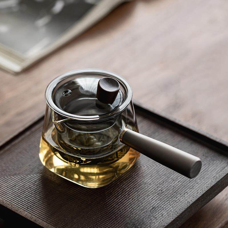 大量罐罐茶侧把壶小青柑煮茶壶高硼硅玻璃煮茶壶直觉壶