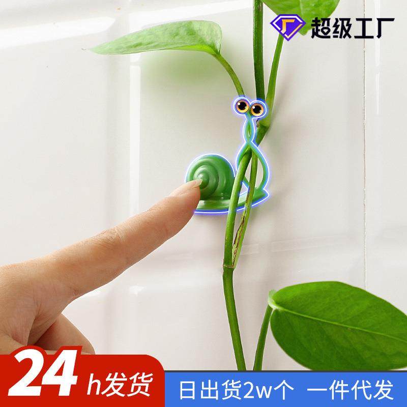 绿箩爬墙固定器绿植绿罗固定夹绿萝挂钩藤蔓无痕攀爬上墙神器防水