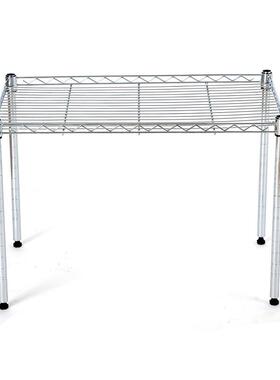 86M035高中管小管可调节衣柜分层架橱柜隔层架置物架一层架桌面收