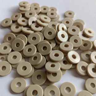 PEEK圆形平垫片聚醚醚酮垫圈耐高温耐酸碱绝缘密封件