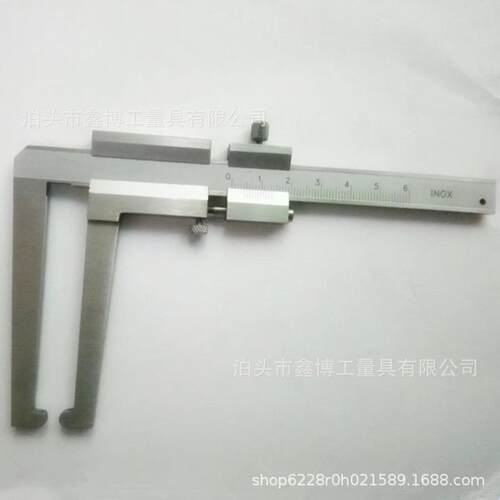 刹车盘卡片尺0-90x2NEY0制动游标卡尺0-610x55不锈钢刹车片厚度卡