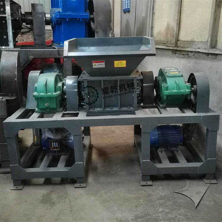 小型400液化气罐撕碎机 双动力灭火器罐粉碎机 金属强力撕碎机厂