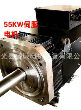 河北厂家供应数控弯钩机用交流伺服电机55W4极主轴电动机立式