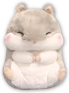 正品日a玩muse灰色本老鼠娃娃爱偶正版大号可胖仓鼠公仔抱枕毛绒