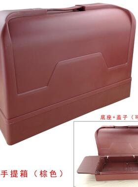 ∈纫老式缝机手F7M65MSH箱PVC防尘塑防料收纳箱提蛀便携电动木衣