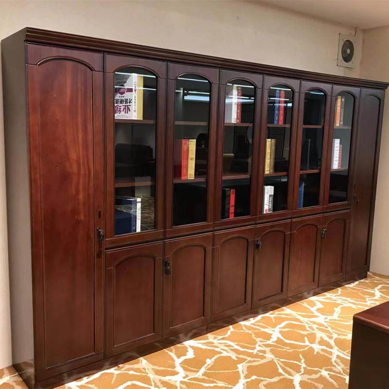 文件柜办公室书柜带衣柜一体木质油漆门老板柜子中式资料柜办公柜,商业/办公家具,文件柜,淘宝优惠券,粉丝福利购,淘宝优惠卷