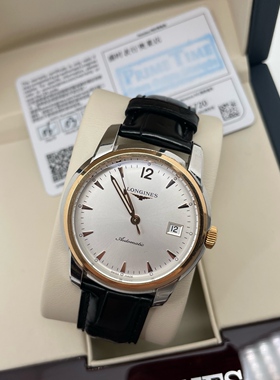 漏价9.8新 浪琴索尹米亚系列钢18K金圈自动机械男表L2.763.5.72.0